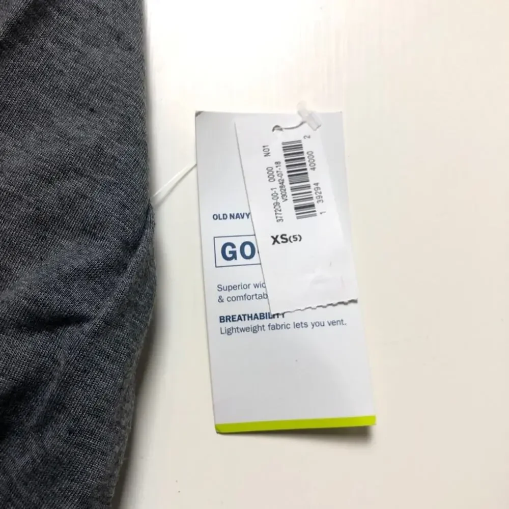 Old Navy Active Gray Girls Long Sleeve Sz 5 (XS)